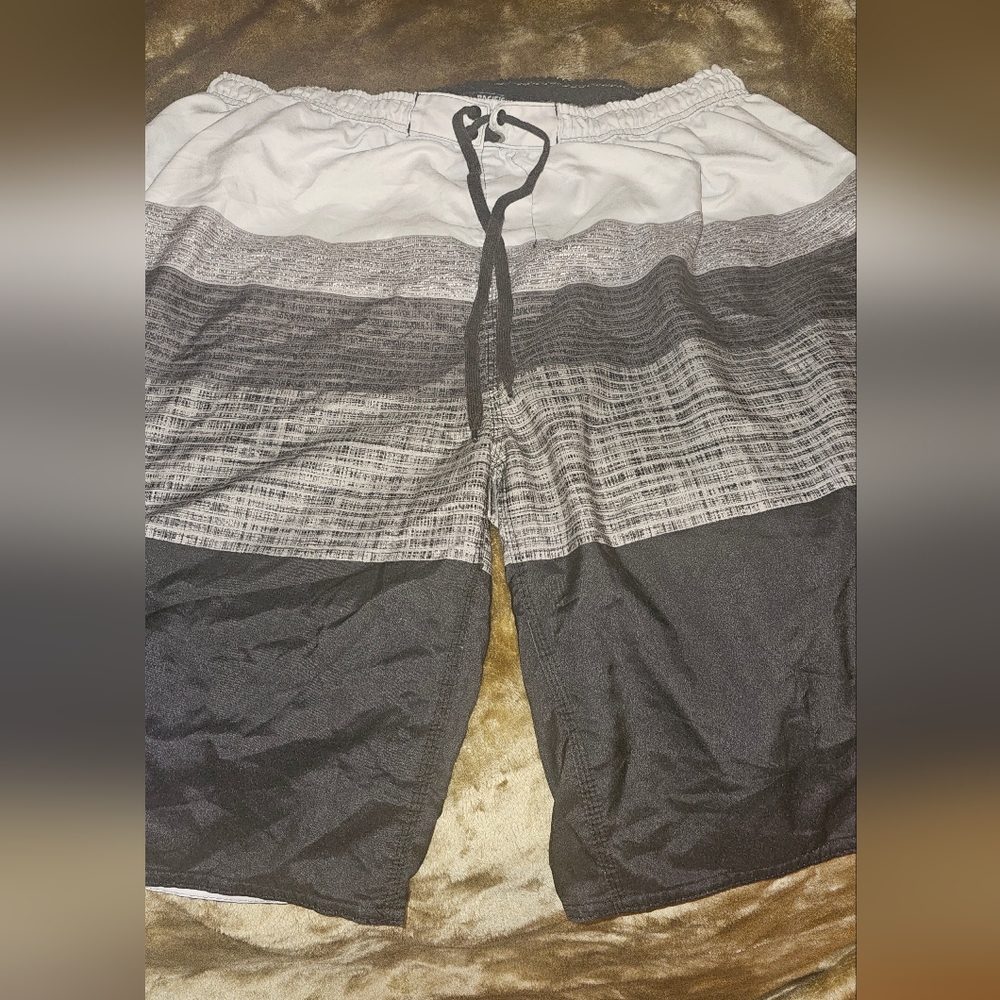 Pacific Scene Swim Trunks Shorts 2XL